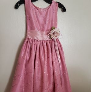 Girls Pink Formal Dress